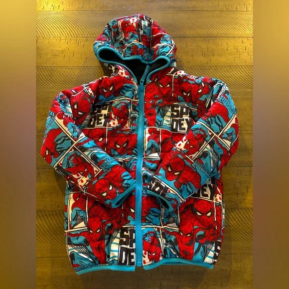 Boys Spider-Man puffer jacket! - Picture 1 of 7